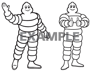 bib-examples Michelin Man Sample Images