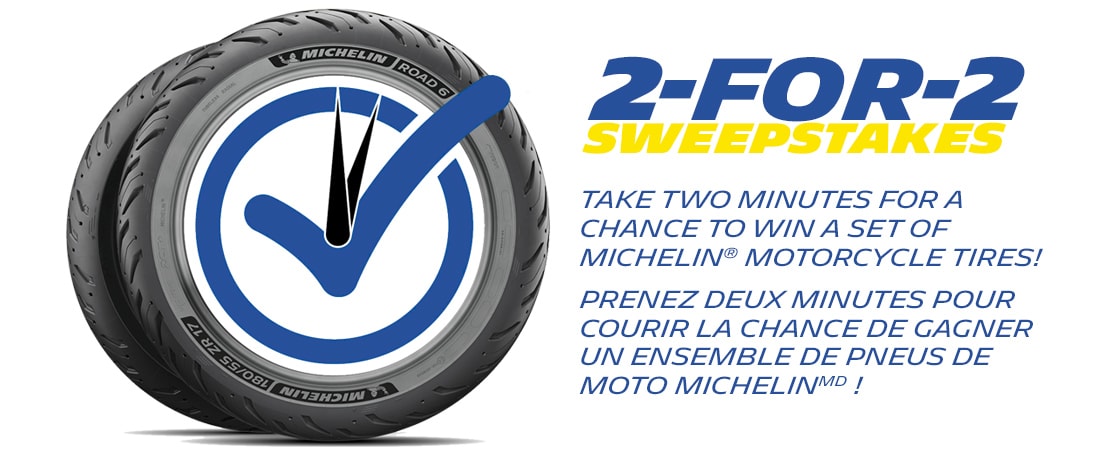 Michelin 2-for-2 Sweepstakes